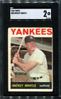 1964 Topps #50 Mickey Mantle Sgc 2 (1330)