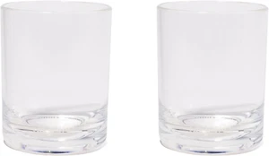 : Rocks Glasses 12Oz: 2 Pack - Crystal Clear -Silicone Cups, Unbreakable, Hot/Co - Picture 1 of 5