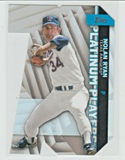 Nolan Ryan 2021 Topps Series One 1 Platinum Players Die Cut Insert PDC-7