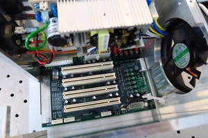 NEW Advantech PCA-6104P4 PCI Backplane POWER SUPPLY AND CUSTOM ALUMINIUM CASE - Picture 1 of 7