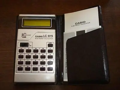 Calculadora - Calculator. Casio Lc-815.  Cod$*2 - • 24.26€