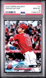 SHOHEI OHTANI 2018 TOPPS HOLIDAY #17 ROOKIE RC ๐ฅ PSA 10 ๐ GEM MINT ๐ MVP ๐ - Picture 1 of 3
