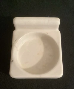 Vintage Antik Weiß Keramik Porzellan, Wandhalterung, Bad Tasse / Glashalter - Bild 1 von 5