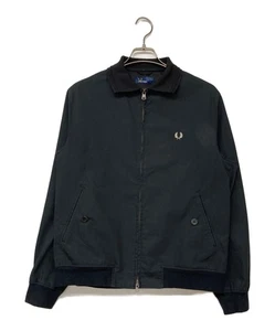 FRED PERRY Blusa con zip e logo ricamato alloro taglia:L nero uomo F2538 - Foto 1 di 10