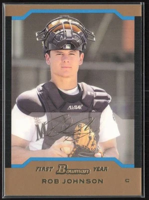 2004 Bowman Draft Picks & Prospects #BDP53 Rob Johnson Gold - Image 1 of 2