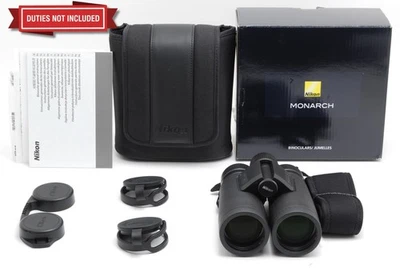 [Excelente COMO NUEVO con caja y estuche] Nikon Monarch M7 10X42 Binoculares Techo de JAPÓN Foto 1 de 4