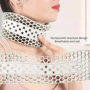 Soft Silicone Honeycomb Neck Support Collar Prevent The and Improve Forwar Q4Z7 - Picture 1 of 15