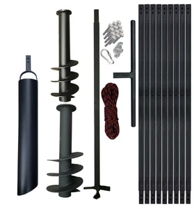 PWSAM DIY WASSERBRUNNEN BOHRSET HANDBRUNNEN ERD DIY 3 - 55 FT + Bailer - Bild 1 von 17