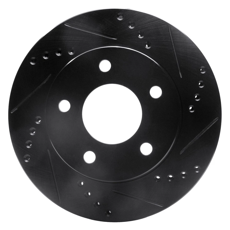 For Oldsmobile Cutlass Cruiser 87-94 Brake Rotor DFC Premium Drilled & Slotted Foto 1 de 4