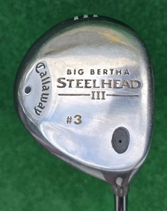 Callaway Big Bertha Steelhead III 3-Wood RH Golfer Callaway RCH 75 Reg Flex 44" - Picture 1 of 8