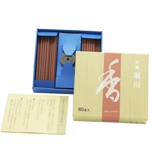 Kyoto Shoyeido Japanese incense Yoshiwa Horikawa economical 80 pieces - Picture 1 of 4