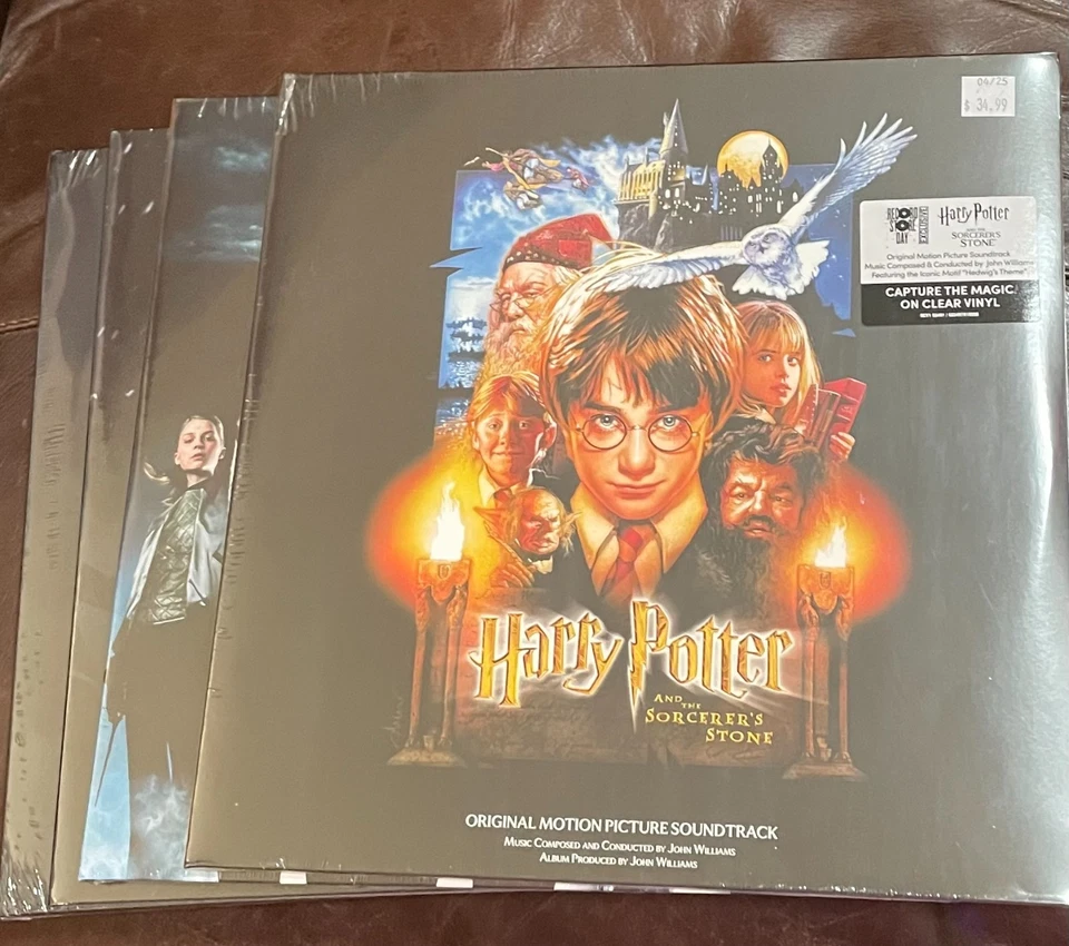 HARRY POTTER & THE SORCERER’S STONE OOP RSD 2025 2-LP SET RHINO PRINT