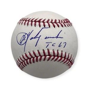 Béisbol autografiado firmado por Carl Yastrzemski con inscripción TC 67 JSA - Imagen 1 de 2
