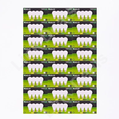 96 Pack Maxlite 100W Equivalent 13W Light Bulb LED Soft White 2700K E26 Dimmable - Image 1 of 4