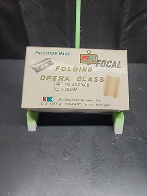 Vintage Focal Folding Opera Glass 2.5 x 25 mm With Box  - Image 1 of 4