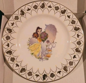 Disney 100 Years BELLE Plate 6.75 in. The English Ladies Co. NEW - Picture 1 of 3