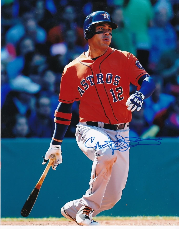 CARLOS PENA HOUSTON ASTROS ACCIÓN FIRMADO 8x10 Foto 1 de 1