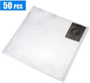 50 High Quality 12¾ in 3 mil Clear Anti-Static Polyethylene Plastic Covers  - Bild 1 von 1