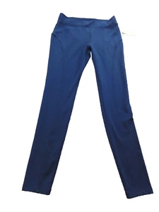 NEW LADIES MICHAEL KORS NAVY BLUE KNIT LEGGING PANTS SIZE SMALL - Picture 1 of 10