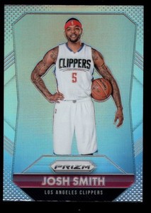 JOSH SMITH #25 LA CLIPPERS PRIZMS SILVER REFRACTOR SP 2015-16 PANINI PRIZM 15-16