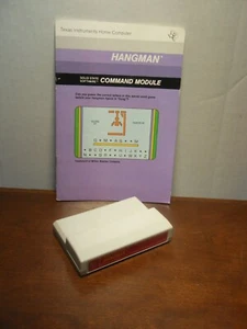 HANGMAN (1982) For Texas Instruments Home Computer - Cartridge & Manual USA - Picture 1 of 10