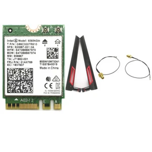 Tarjeta Wifi Intel 9260NGW 1730Mbps 802.11ac + juego de antenas de alta ganancia de doble banda de 8 dBi - Imagen 1 de 6