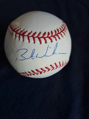 Bob Wickman Atlanta Braves Firmado ROMLB Béisbol JSA Foto 1 de 4