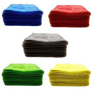 Microfibre Cloths Cleaning Drying 40x40 Kitchen Car Window Home Duster Large 10 - Picture 1 of 17