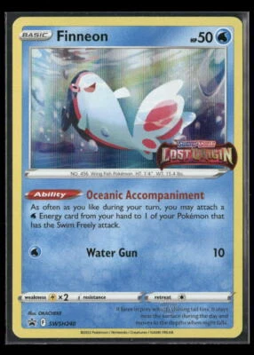 Near Mint or Better SWSH240 Finneon SWSH: Sword & Shield Promo Cards - Image 1 of 2