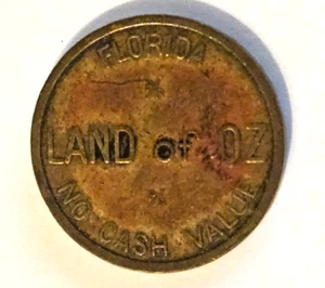 Ficha LAND OF OZ PUERTO RICO Arcade Game token ARECIBO BAYAMON PONCE MAYAGUEZ + - Picture 1 of 3