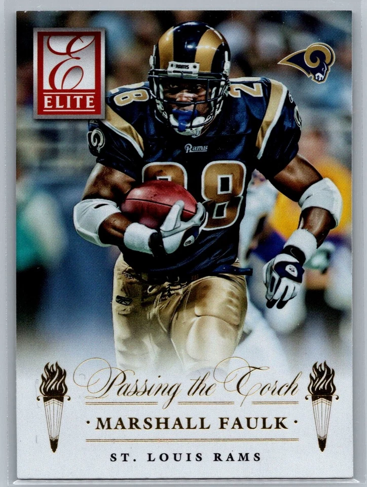 2015 Panini Donruss Elite Passing the Torch #8 Marshall Faulk ST. Louis Rams - Image 1 of 2