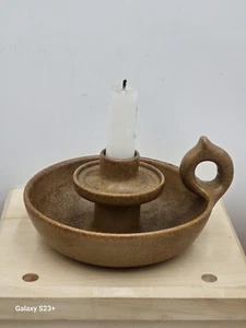 Rare W.J.Gordy Antique Candle Holder Pottery Handmade Mid 1900's - Picture 1 of 4