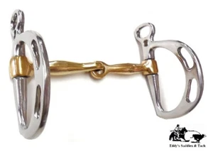 Kimberwick Bit 4-3/4" Copper Mouth Stainless Cheeks English - Western New - Picture 1 of 3