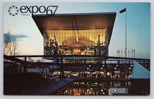 Expo 67 The Pavilion of the Soviet Union End View Montreal Canada Postcard - Picture 1 of 2