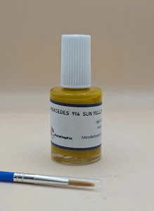 For Mercedes Code 914 SUN GOLD Touch Up Paint +Free Fine tip Brush - Picture 1 of 5