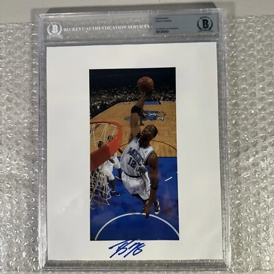 Dwight Howard 8X10 Beckett Authenticated AUTO Orlando Magic - Image 1 of 4