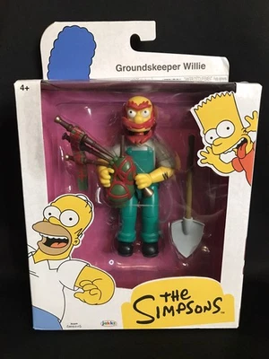 Figura de acción Jakks Los Simpson 5” Groundskeeper Willie Foto 1 de 4