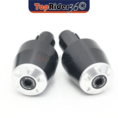 SILVER CNC Bar End Sliders STORM For Honda CB 600F Hornet 07-14 13 12 11 10 — 第 1/4 张图片