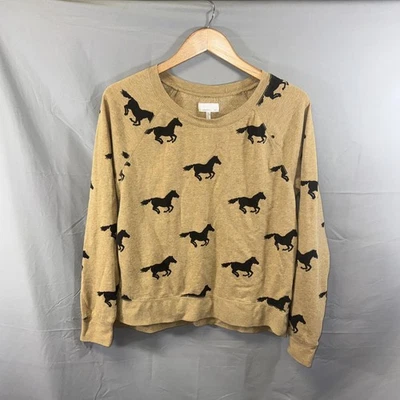 Sudadera O'Neill Mujer Grande Tostada Estampado de Caballo Gráfico Cuello Redondo Raglán Pullover Foto 1 de 4