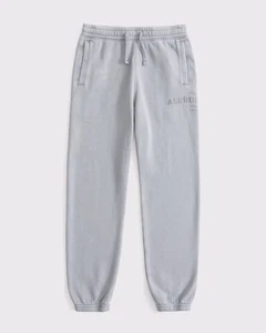Abercrombie Kids' Washed Logo Loose Sweatpants, Style#234-619-00107-014, SZ 9/10 - Picture 1 of 8