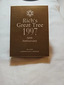 Rich's 50th Anniversary 1997 Great Tree Leaded Crystal Christmas ornament - Picture 1 of 5