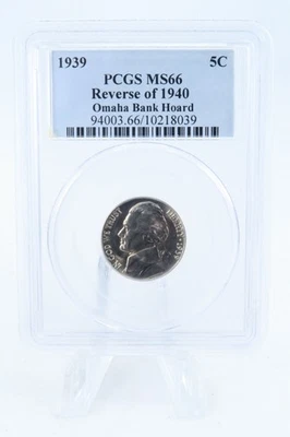 1939-P PCGS MS66 Reverse of 1940 Jefferson Nickel Business Strike 5C - Image 1 of 2