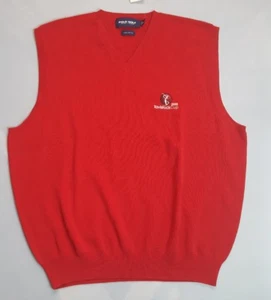 POLO GOLF RALPHLAUREN HERREN ROT V-AUSSCHNITT BAUMWOLLE PULLOVER WESTE GRÖSSEN S, M, L, XL, XXL - Bild 1 von 7