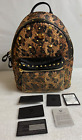 MCM Small Backpack Leopard Studs Limited Edition MMK 4ABA12 NR001