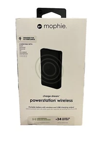 Mophie Charge Stream Powerstation Wireless Portable Battery PLUS USB-C & A PORTS - Picture 1 of 3