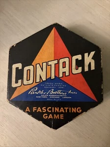 1939 Parker Brothers The Game of Contack Complete - Picture 1 of 6