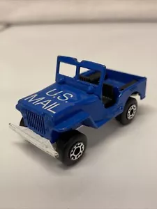 Lesney Matchbox Superfast Sleet-N-Snow Jeep No.11 Blue 1976 Made In England - Picture 1 of 8