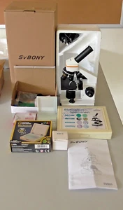 SVBONY SV601 40X-1600X Microscope Compound Monocular Magnification + Bonus accs - Picture 1 of 7