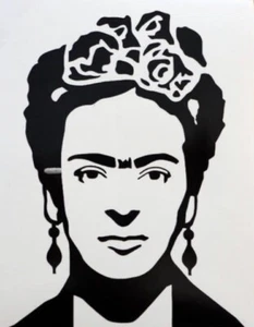 Hand painted art canvas 16"x20” FRIDA KAHLO Acrylic painting - Picture 1 of 2