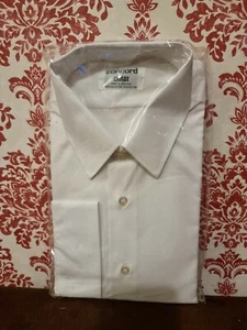 Camisa Climax Concord Piliot Blanca Manga Larga Doble Puño 16.5 - Sellada de Fábrica - Imagen 1 de 7